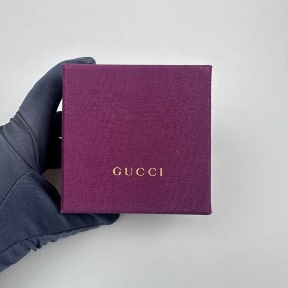 NIB Gucci interlocking G ring in silver Size 12 - Picture 9 of 10